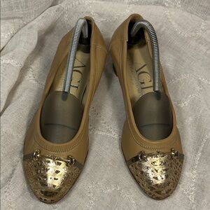 AGL made in Italy leather elegant classic shoes